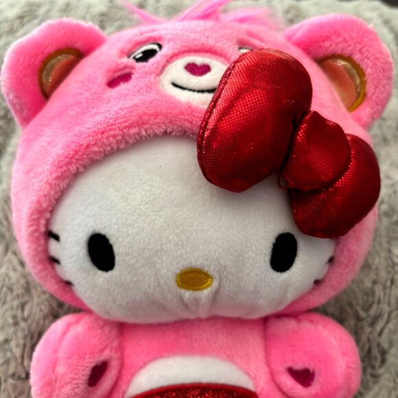 Care Bears Unlock The Magic 8" Hello Kitty & Friends Cheer Care Bear Plush #R - Picture 3 of 5